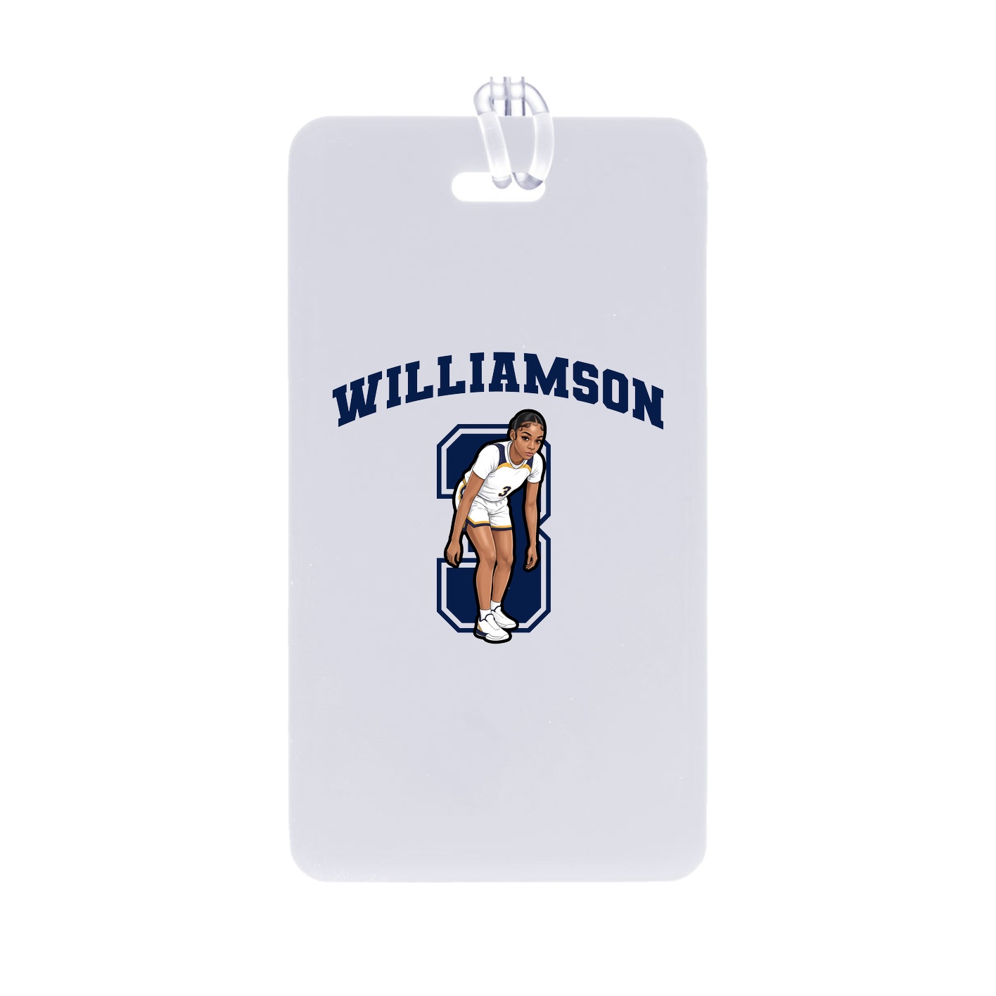 Bag Tag — Number in Classic