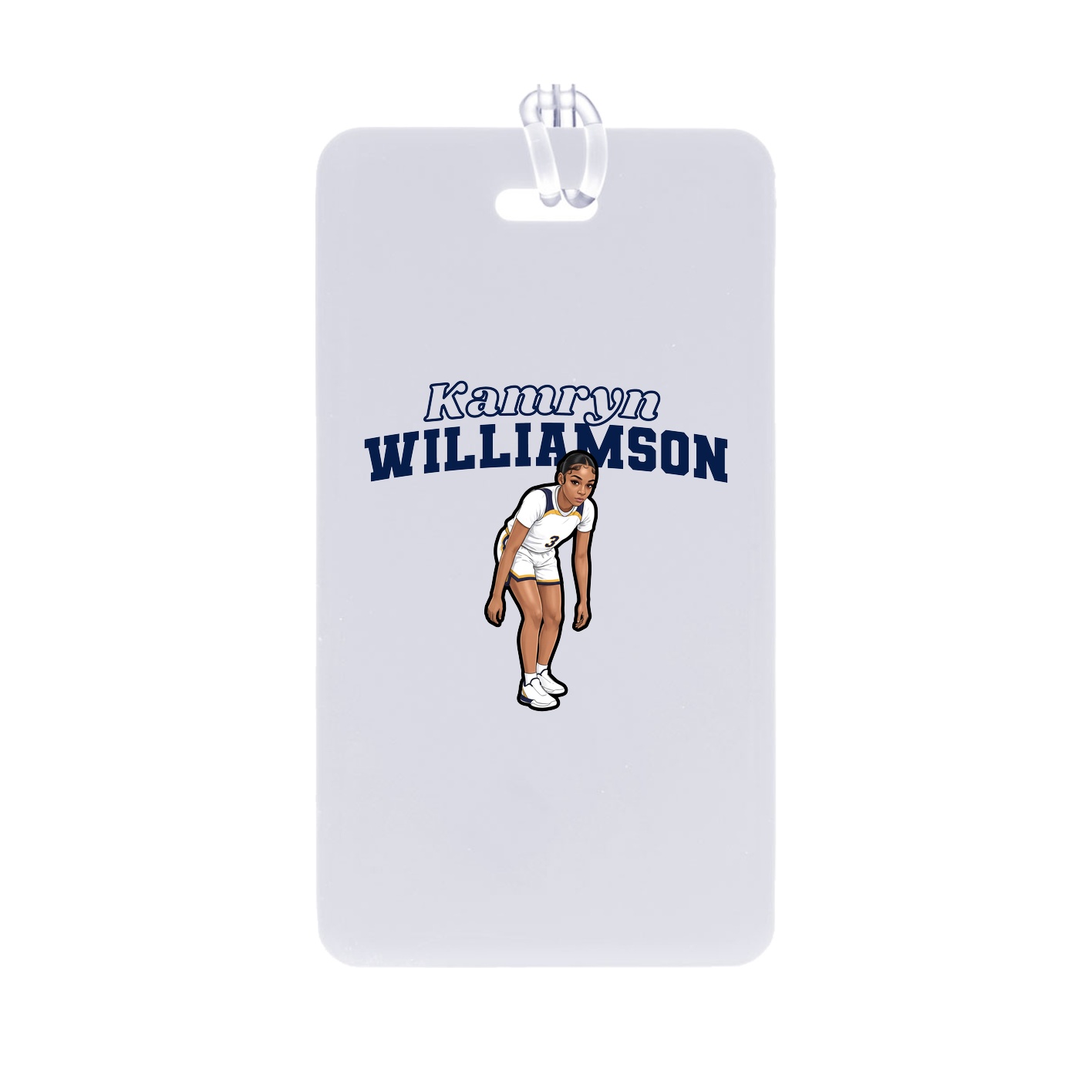 Bag Tag — Name Arch in Classic
