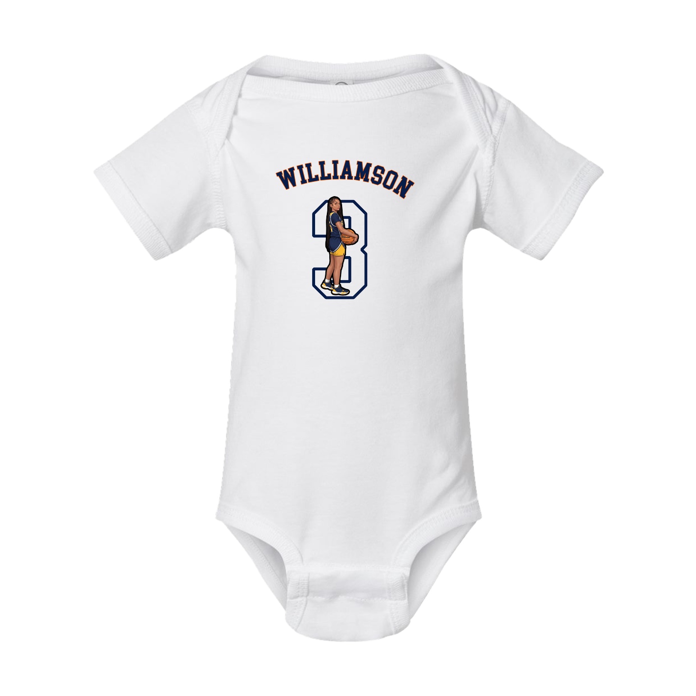 Baby Onesie — Shirsey Arch in White