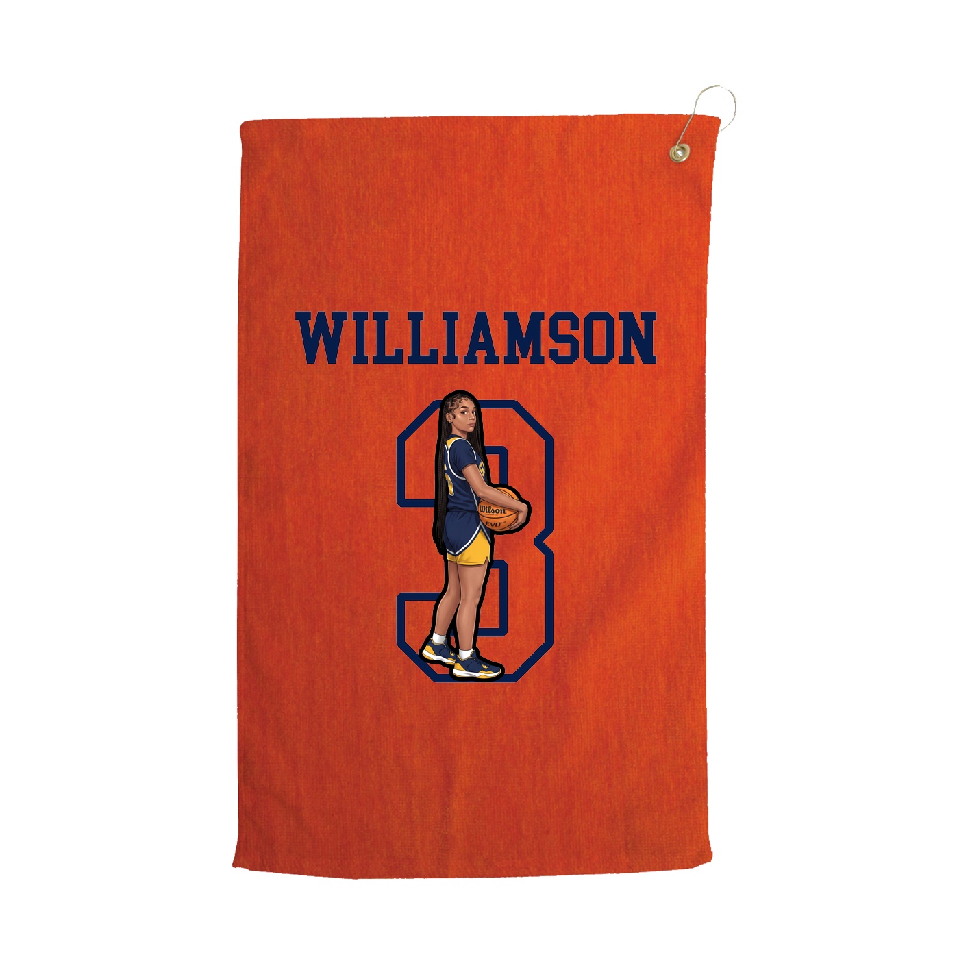 Golf Towel — Shirsey in Orange