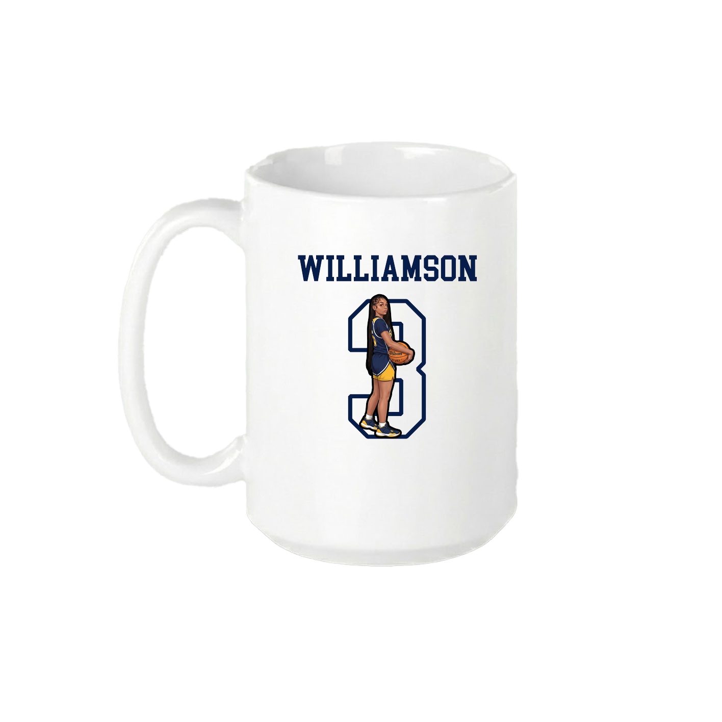 15oz Coffee Mug — Shirsey in White