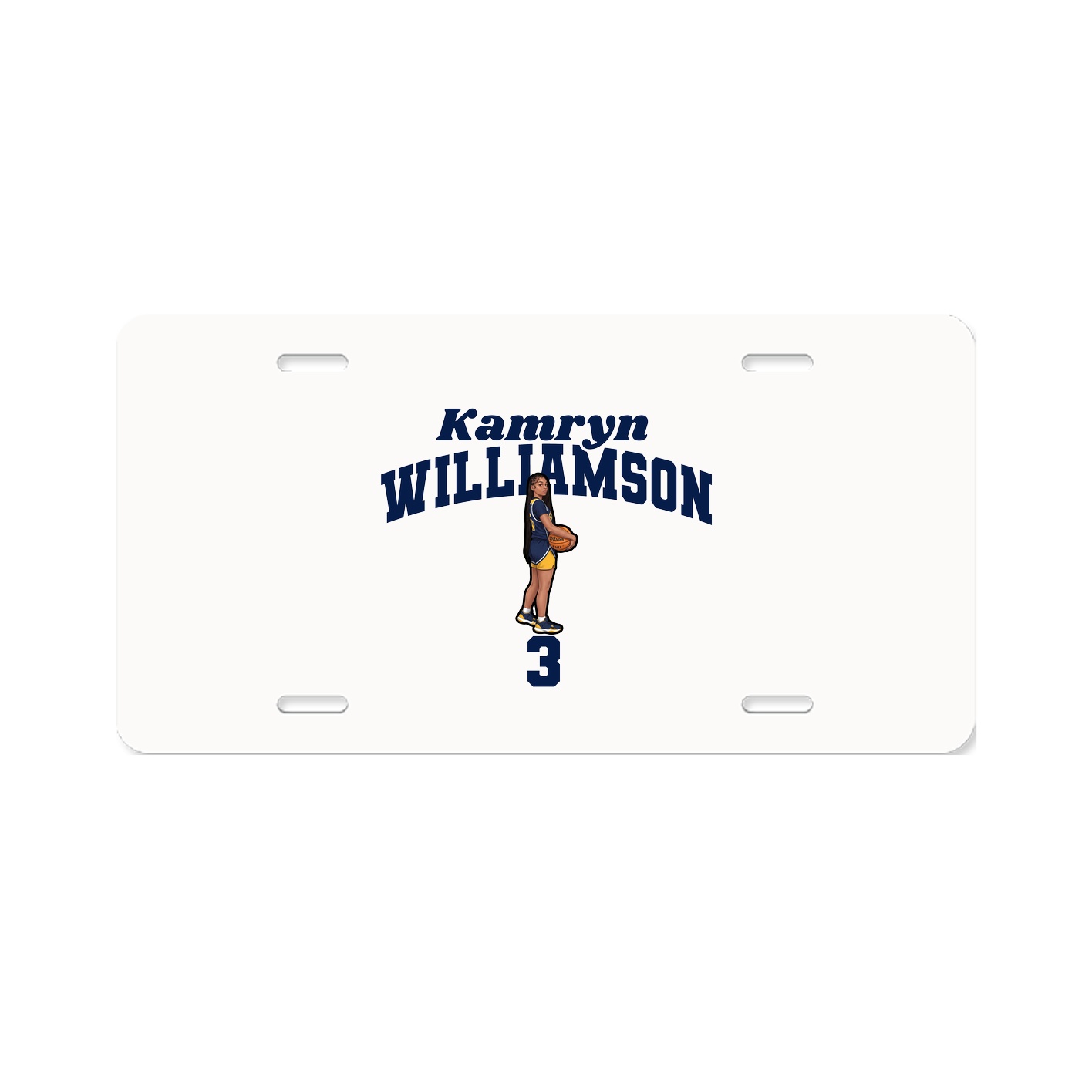 License Plate — Signature Arch in Classic