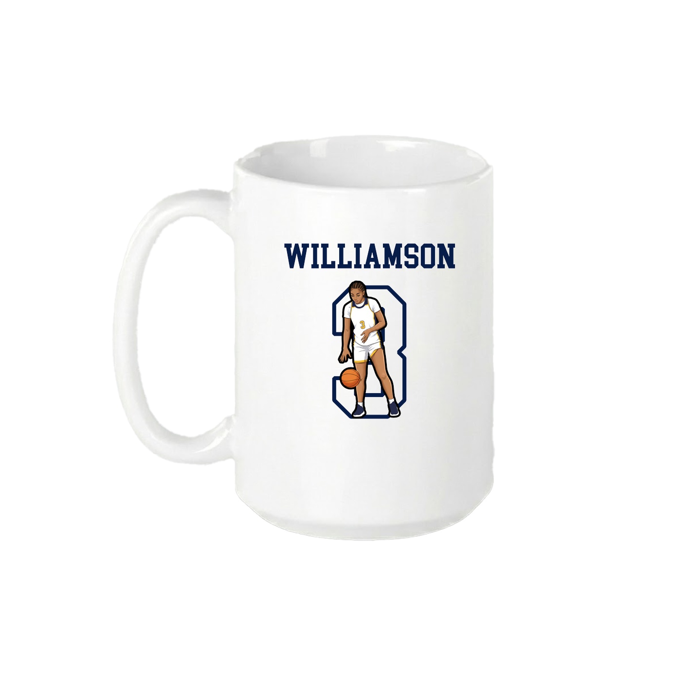 15oz Coffee Mug — Shirsey in White