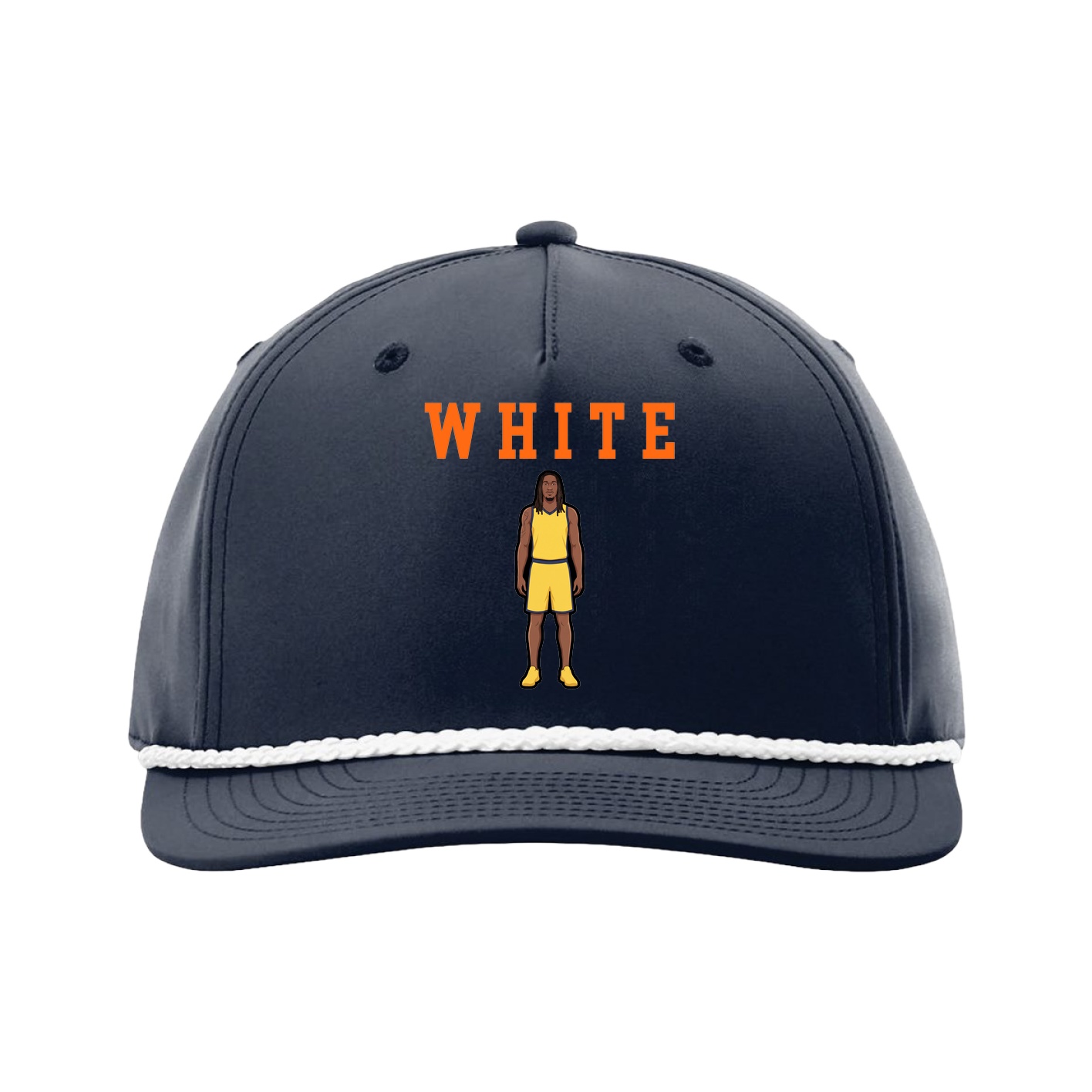 Five-Panel Classic Rope Cap — Shirsey in Navy