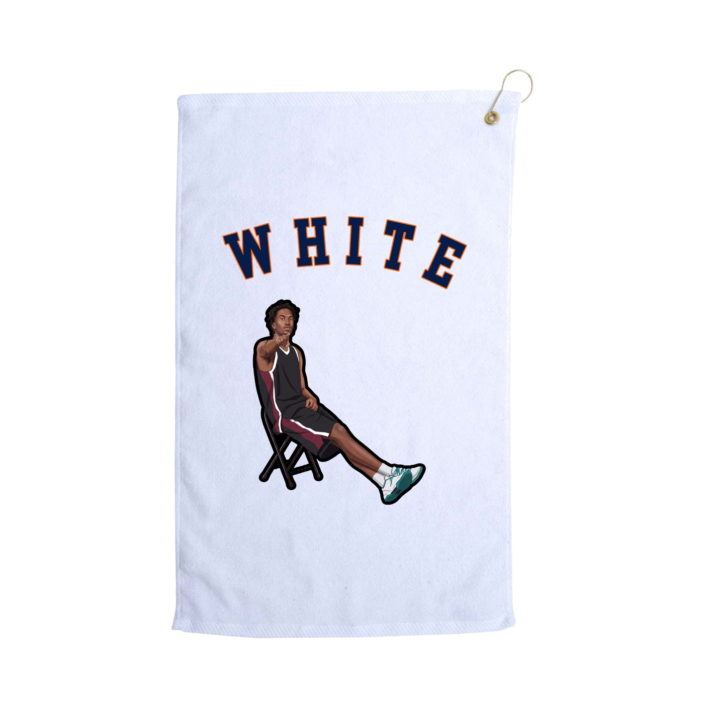 Golf Towel — Shirsey Arch in White