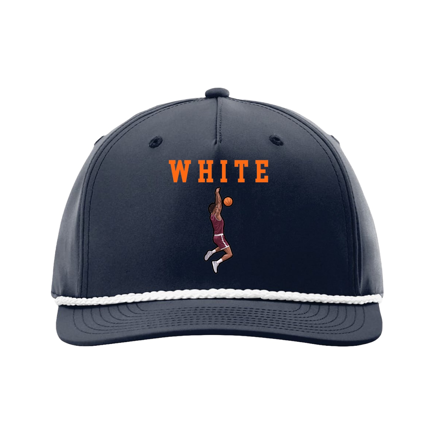 Five-Panel Classic Rope Cap — Shirsey in Navy