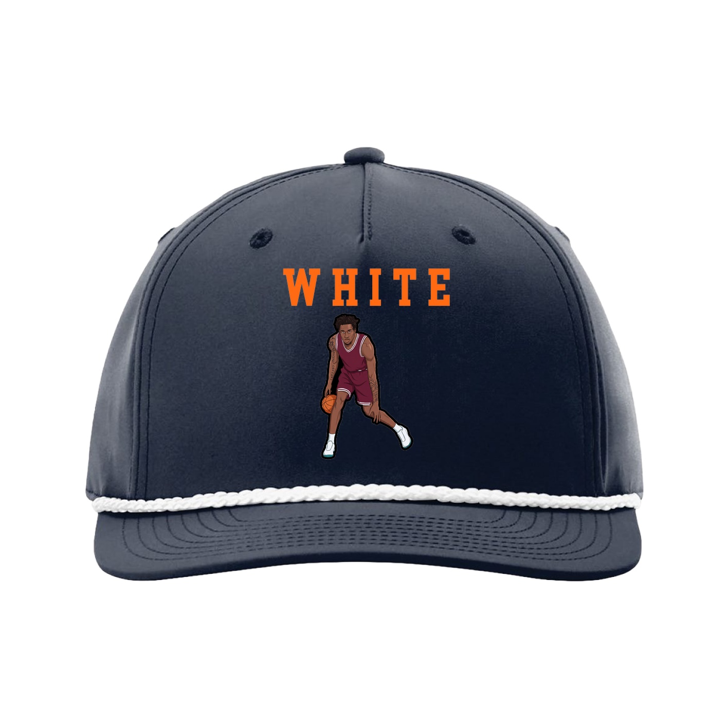 Five-Panel Classic Rope Cap — Shirsey in Navy