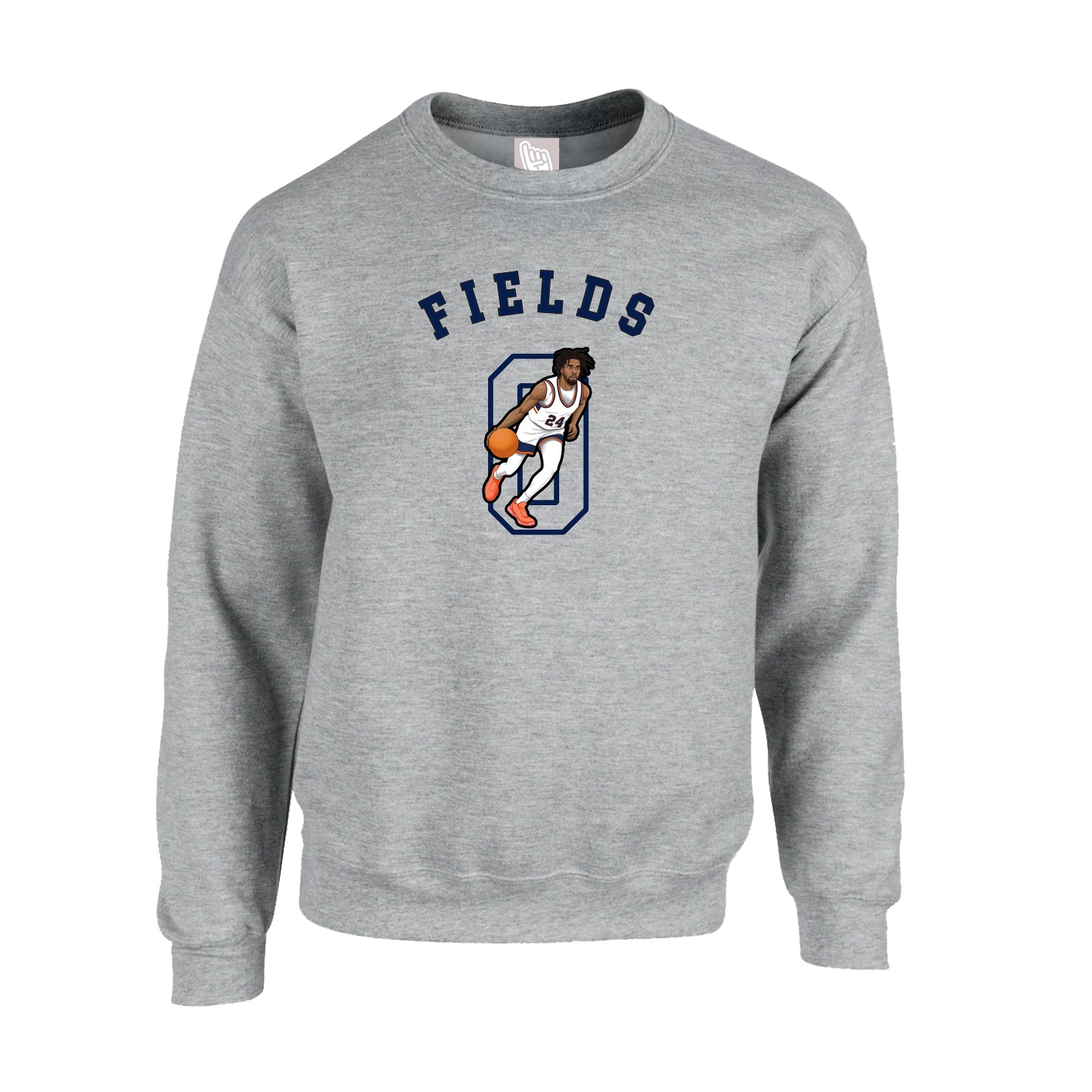 Fleece Crew — Shirsey Arch in Grey