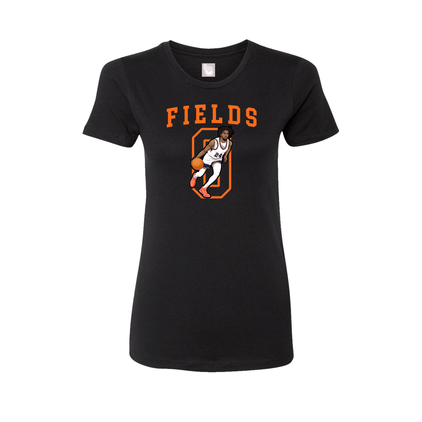 Fitted Women's Tee — Shirsey in Black