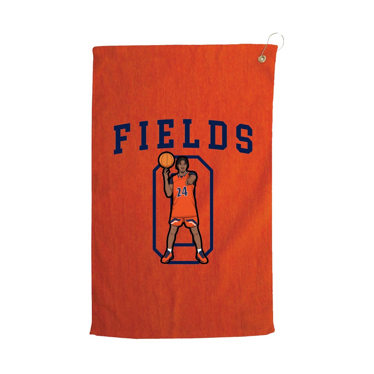 Golf Towel — Shirsey in Orange