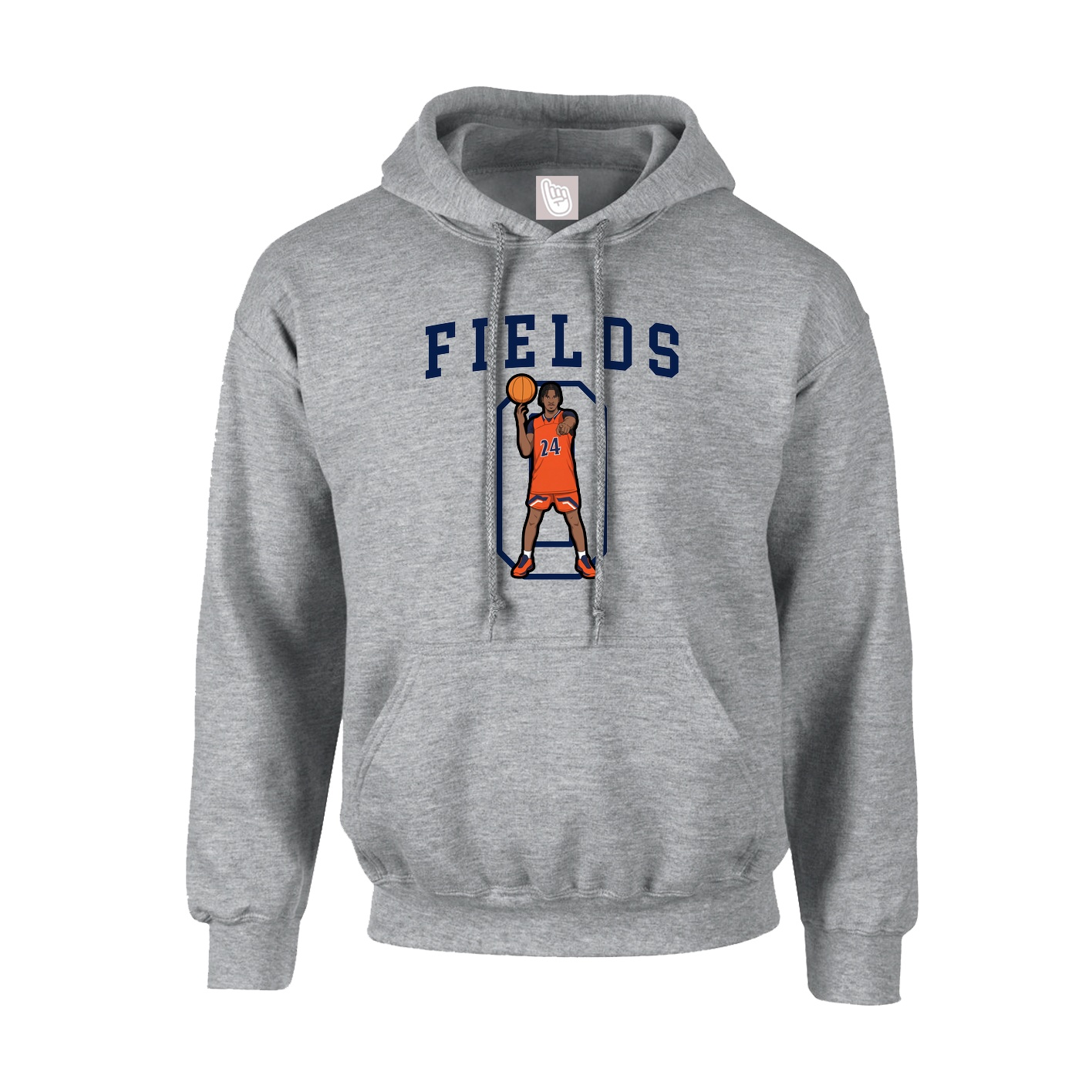 Hoodie — Shirsey in Grey