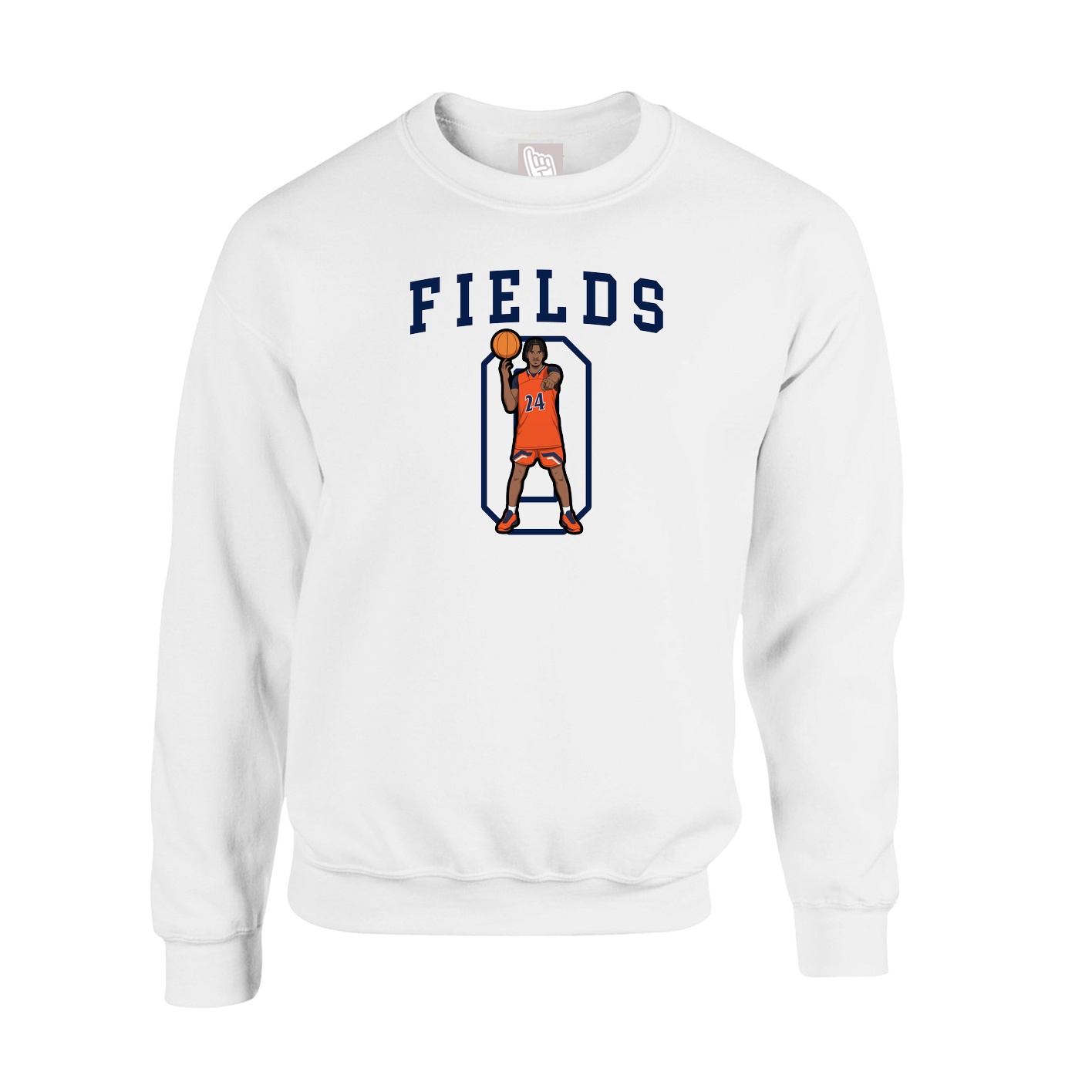 Fleece Crew — Shirsey in White