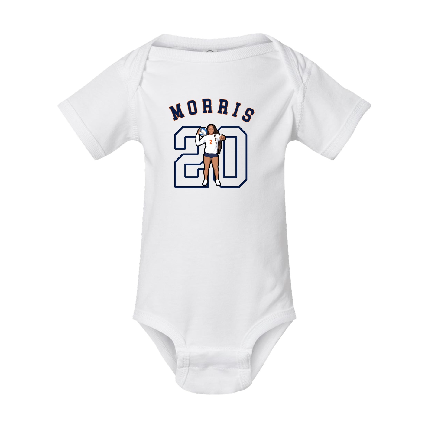 Baby Onesie — Shirsey Arch in White