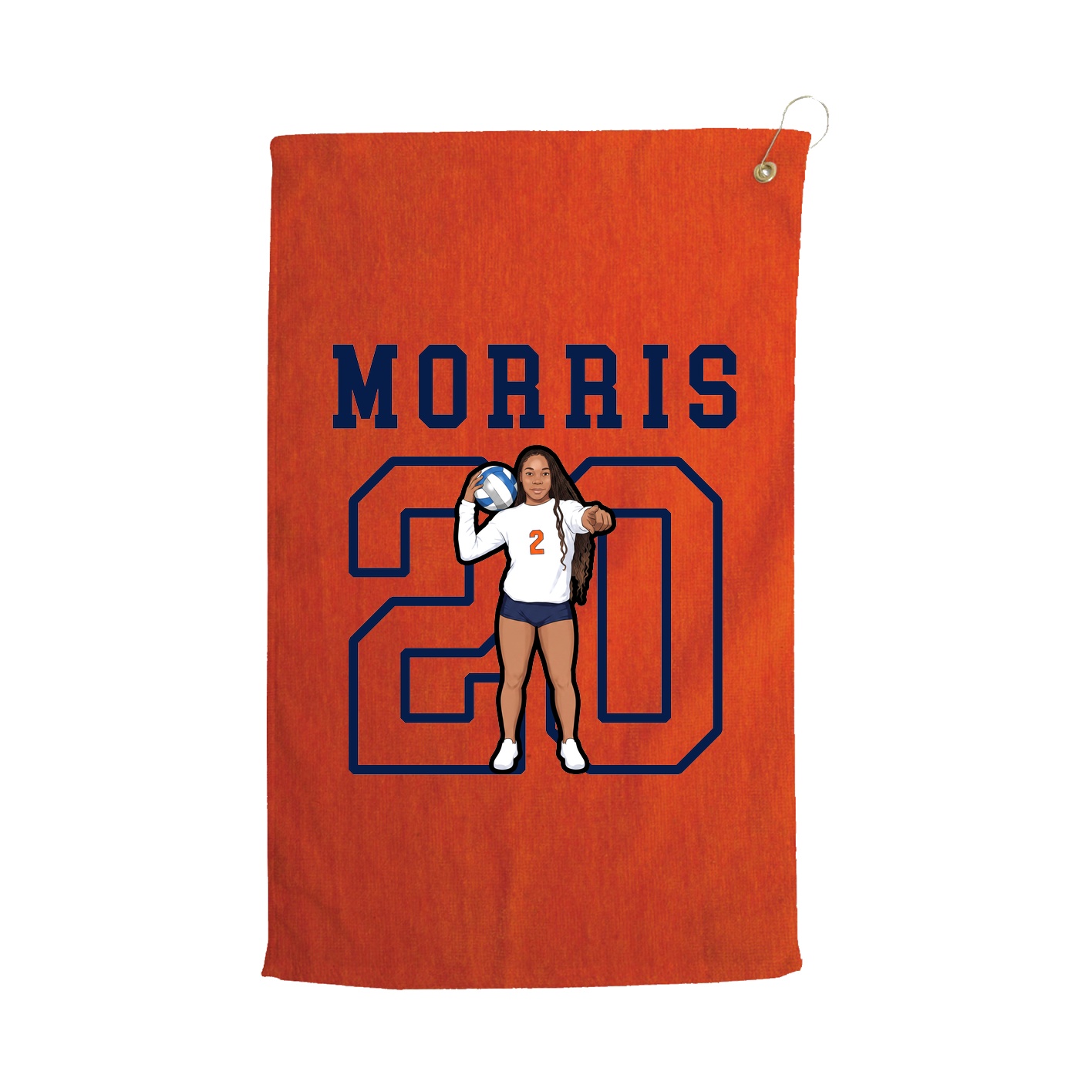 Golf Towel — Shirsey in Orange