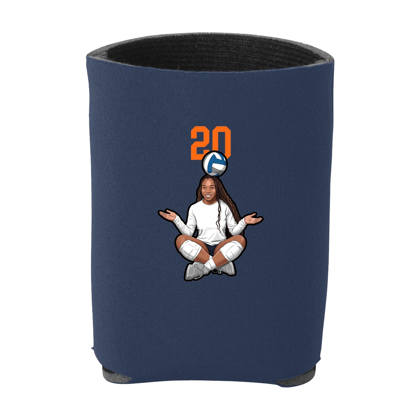 Can Holder — Number Top in Navy