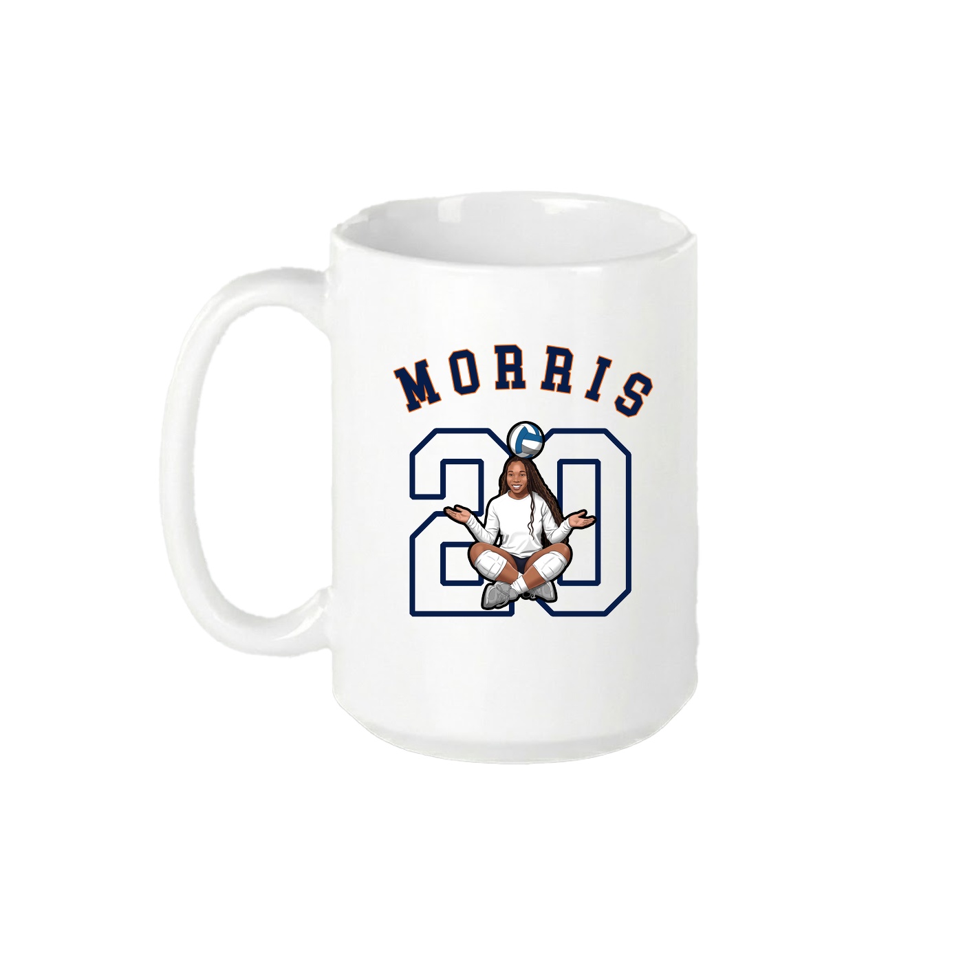 15oz Coffee Mug — Shirsey Arch in White