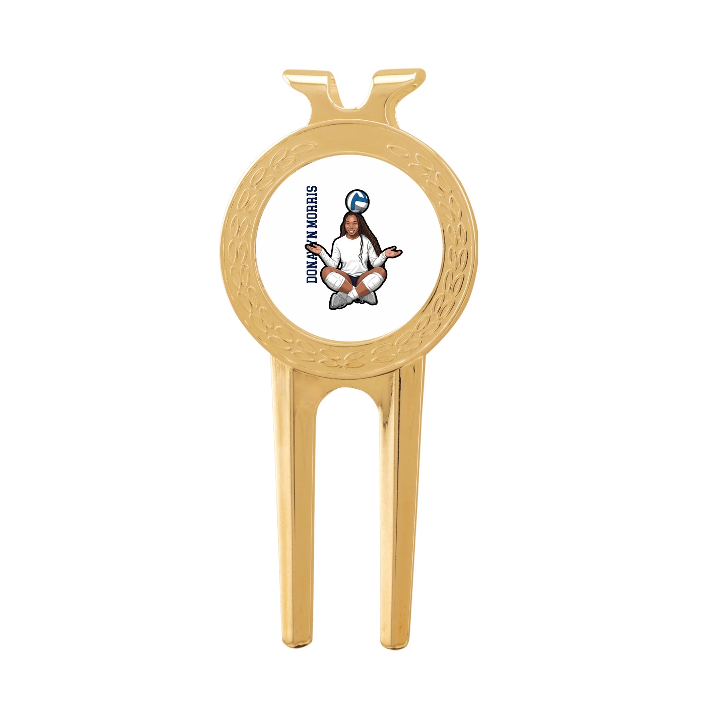 Divot Tool with Ball Marker — Name Vertical in Classic