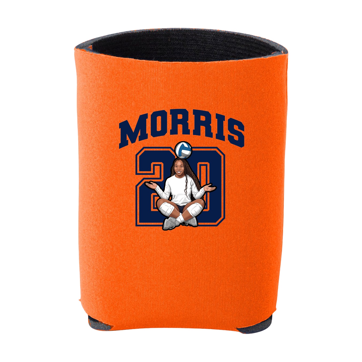 Can Holder — Number in Orange
