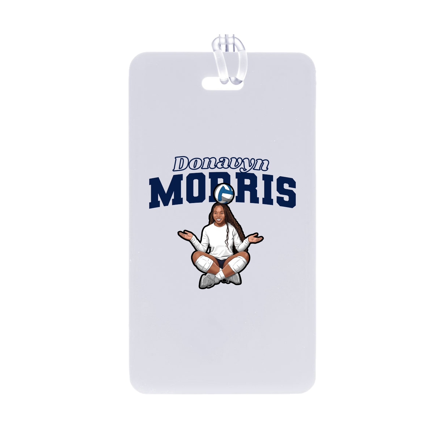 Bag Tag — Name Arch in Classic