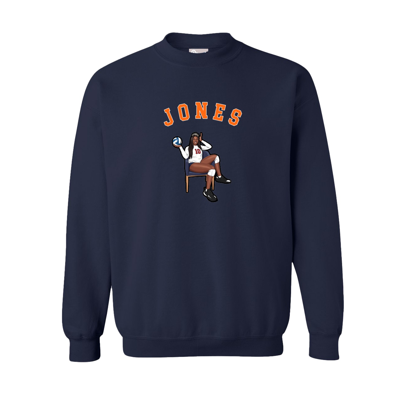 Fleece Crew — Shirsey Arch in Navy