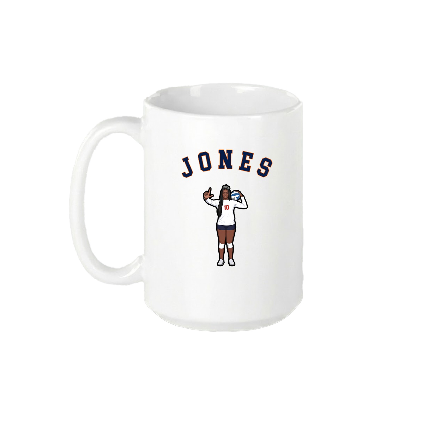15oz Coffee Mug — Shirsey Arch in White