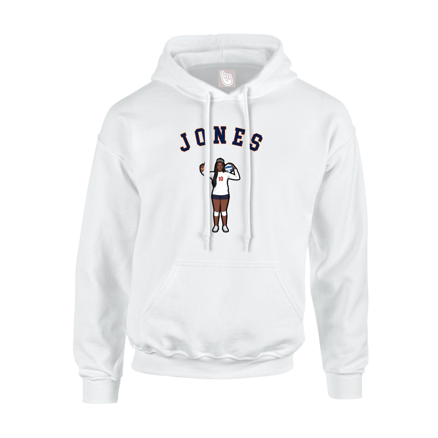 Youth Hoodie — Shirsey Arch in White