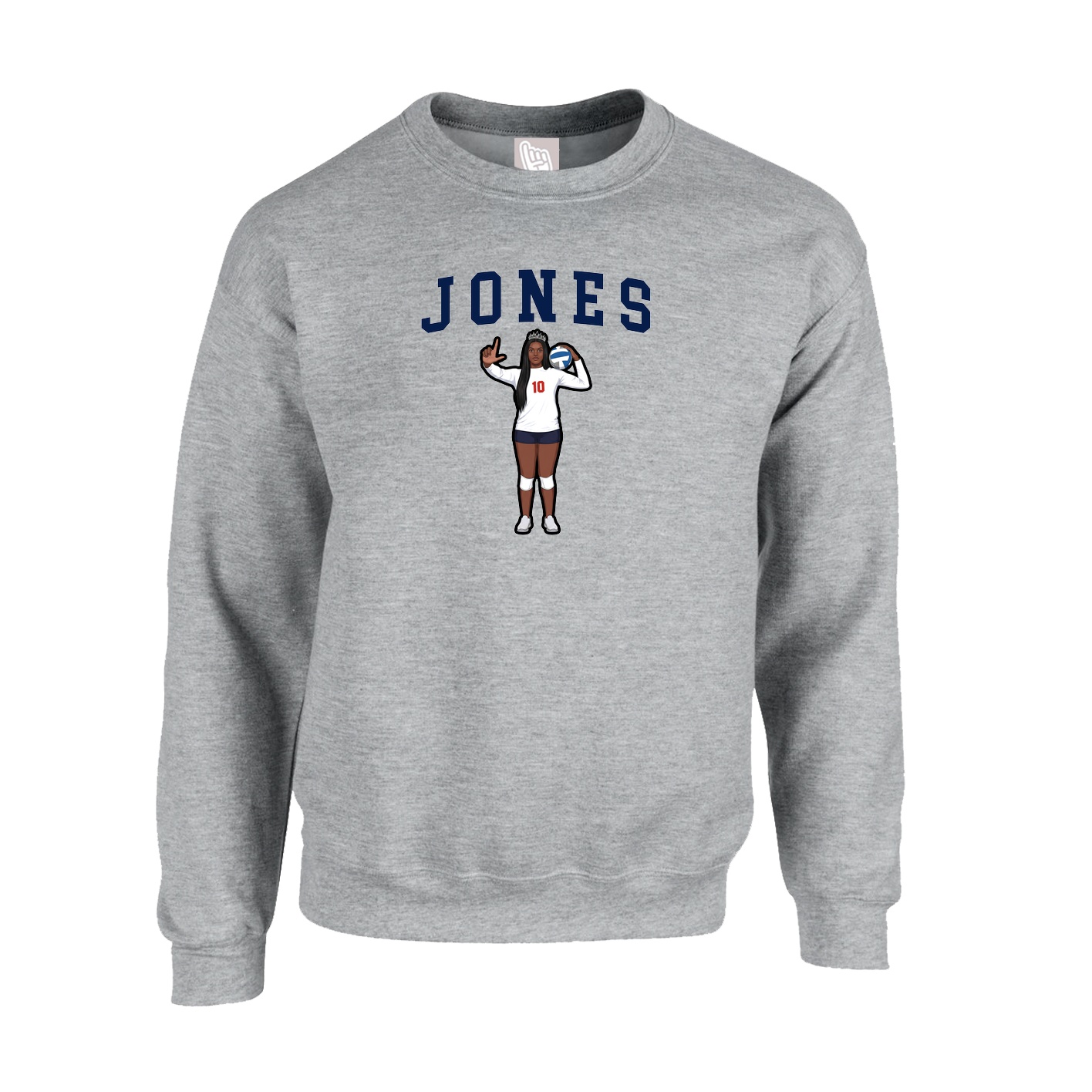 Fleece Crew — Shirsey in Grey