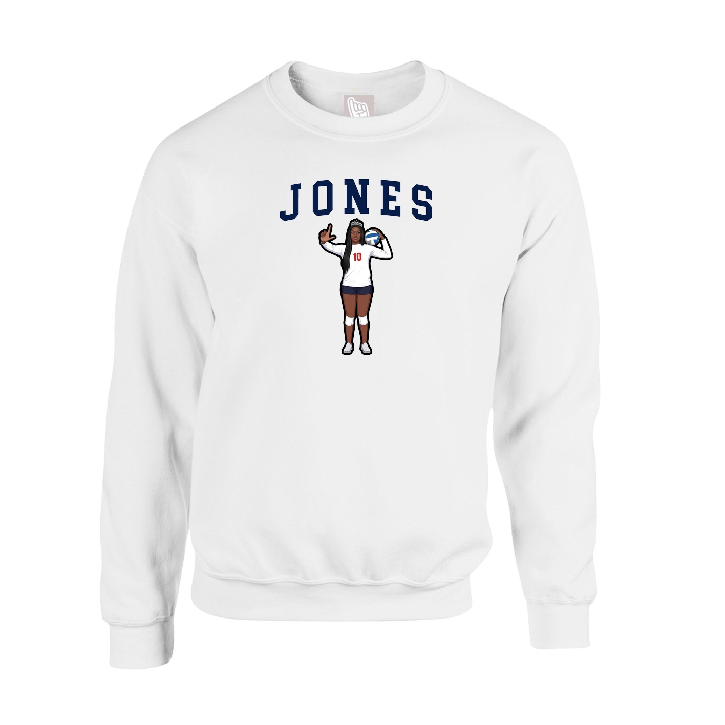 Fleece Crew — Shirsey in White