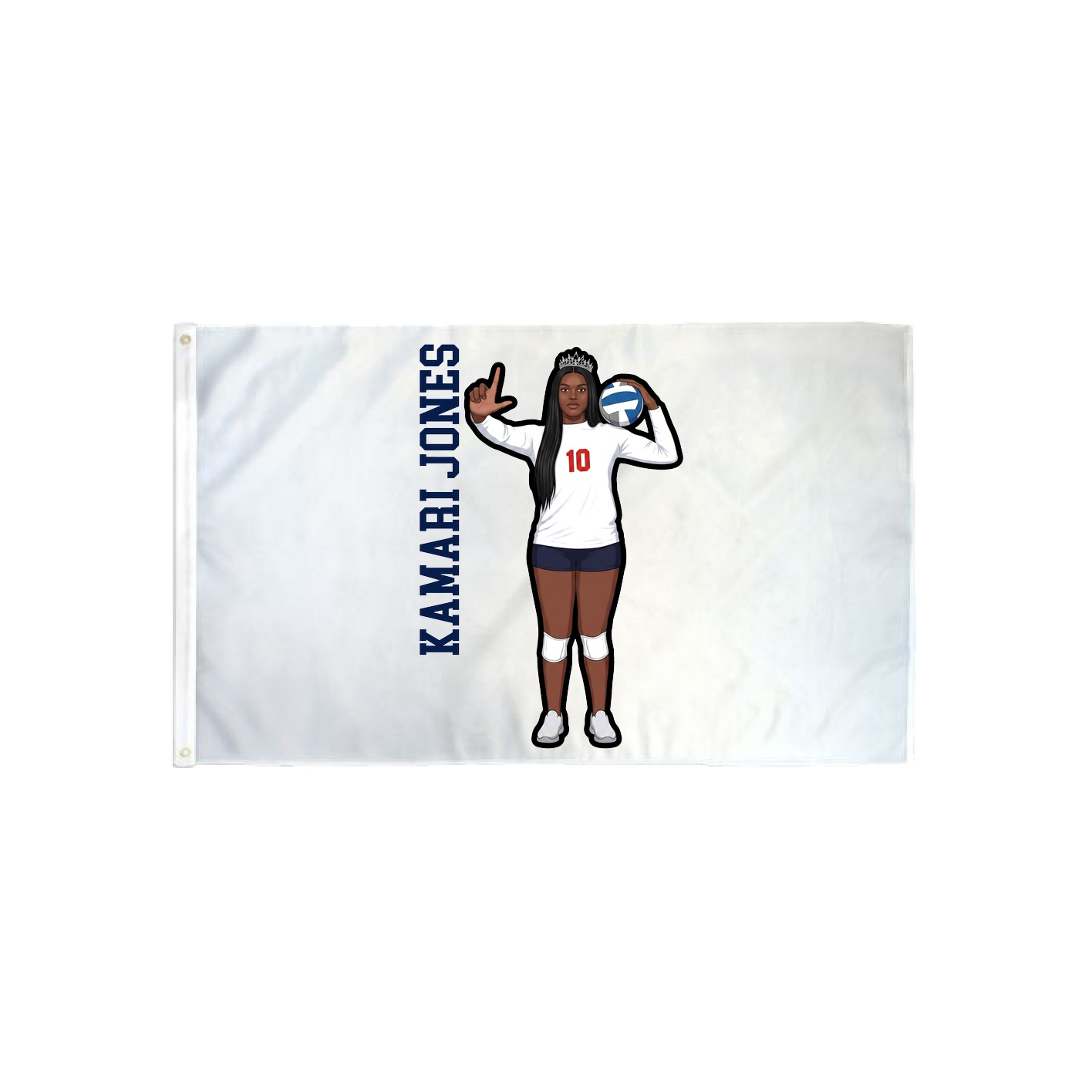 3x5 Flag — Name Vertical in Classic