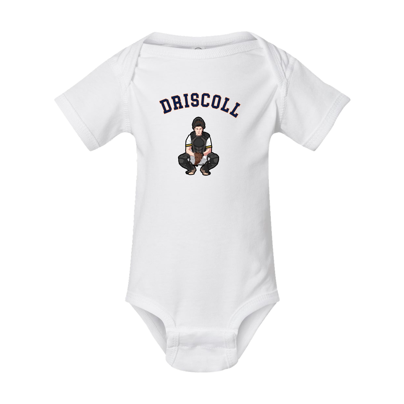 Baby Onesie — Shirsey Arch in White