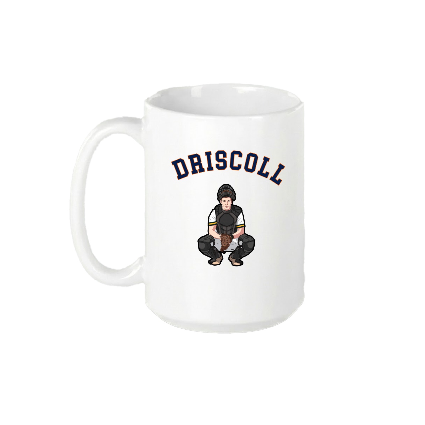 15oz Coffee Mug — Shirsey Arch in White
