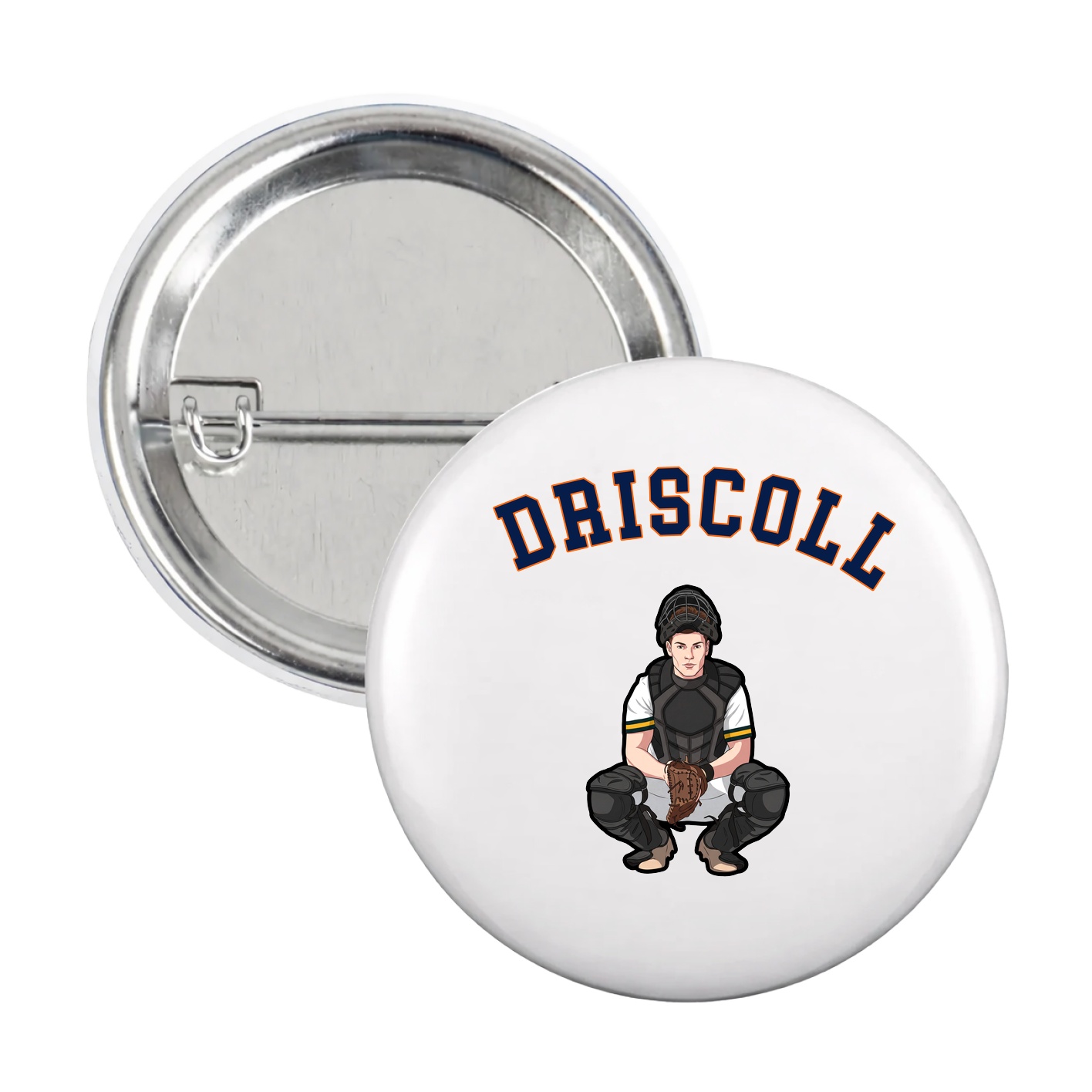 Game Day Button — Shirsey Arch in White