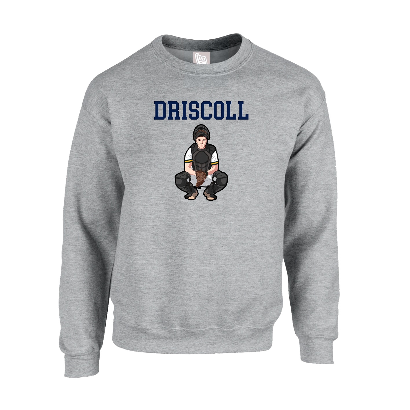 Fleece Crew — Shirsey in Grey