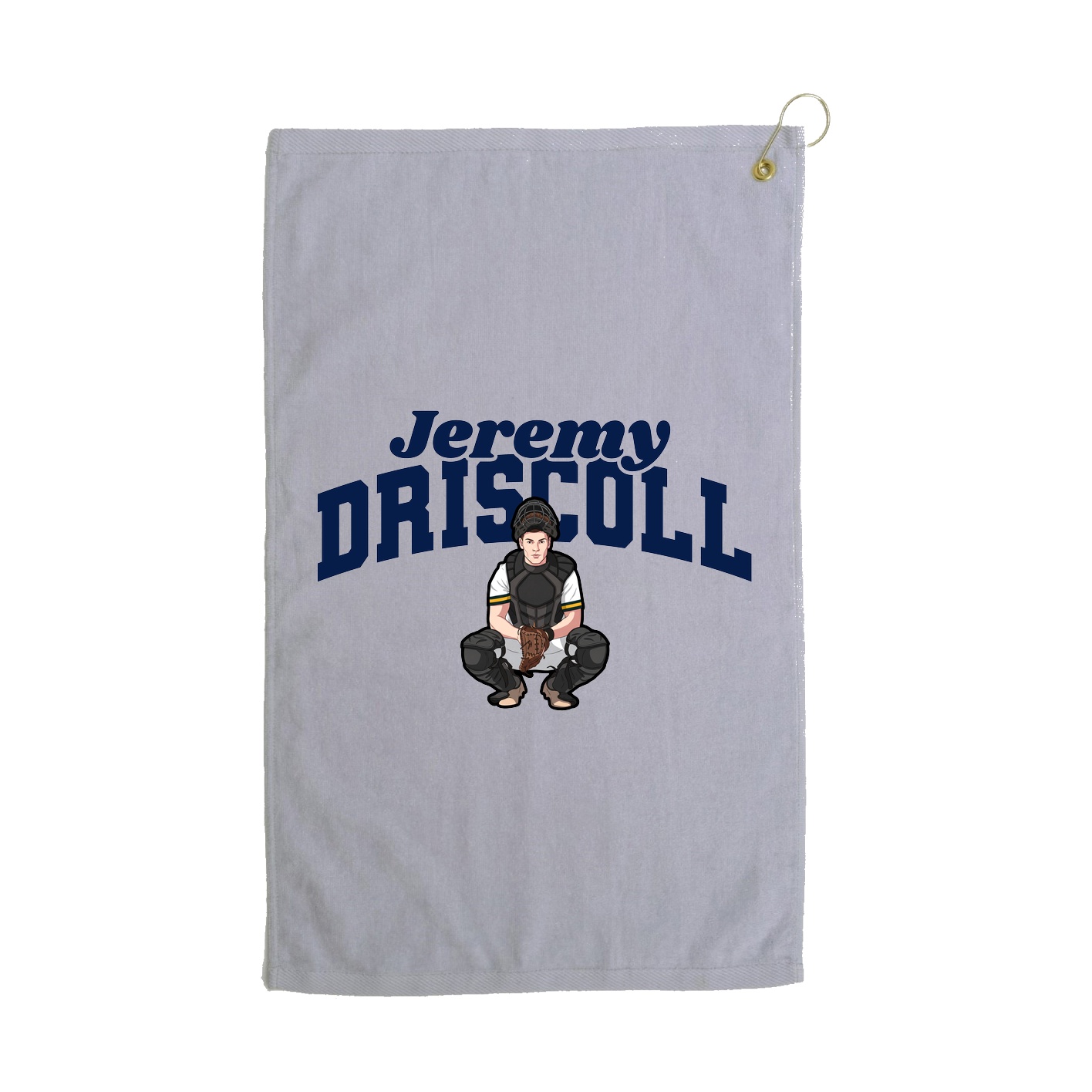 Golf Towel — Signature Arch in Grey