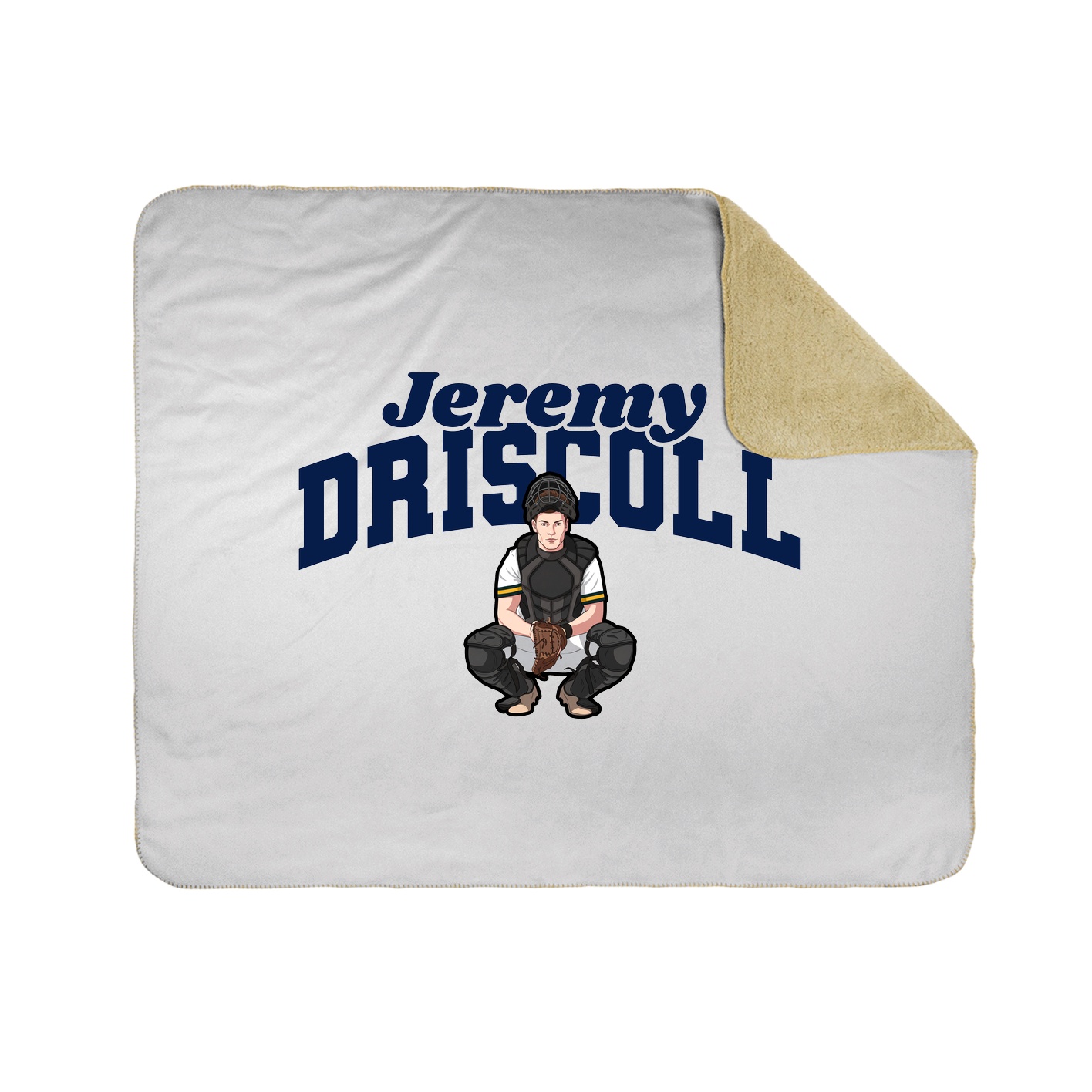 Throw Blanket — Signature Arch in White