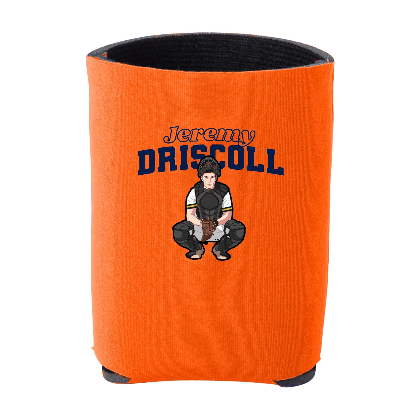 Can Holder — Name Arch in Orange