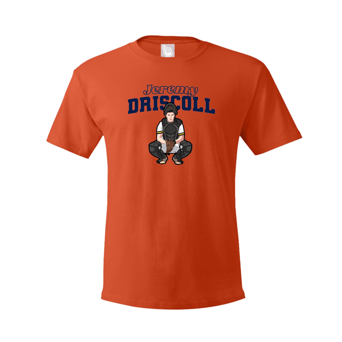 Tee — Name Arch in Orange