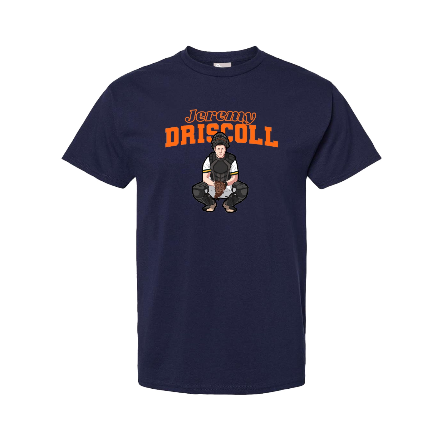 Youth Tee — Name Arch in Navy