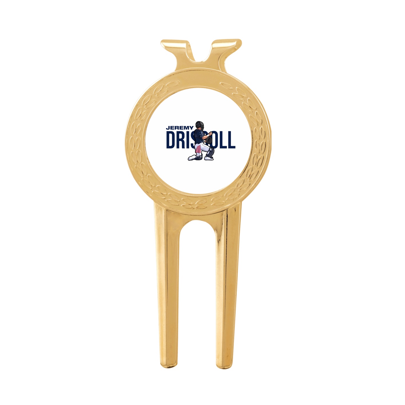 Divot Tool with Ball Marker — Player Name in Classic