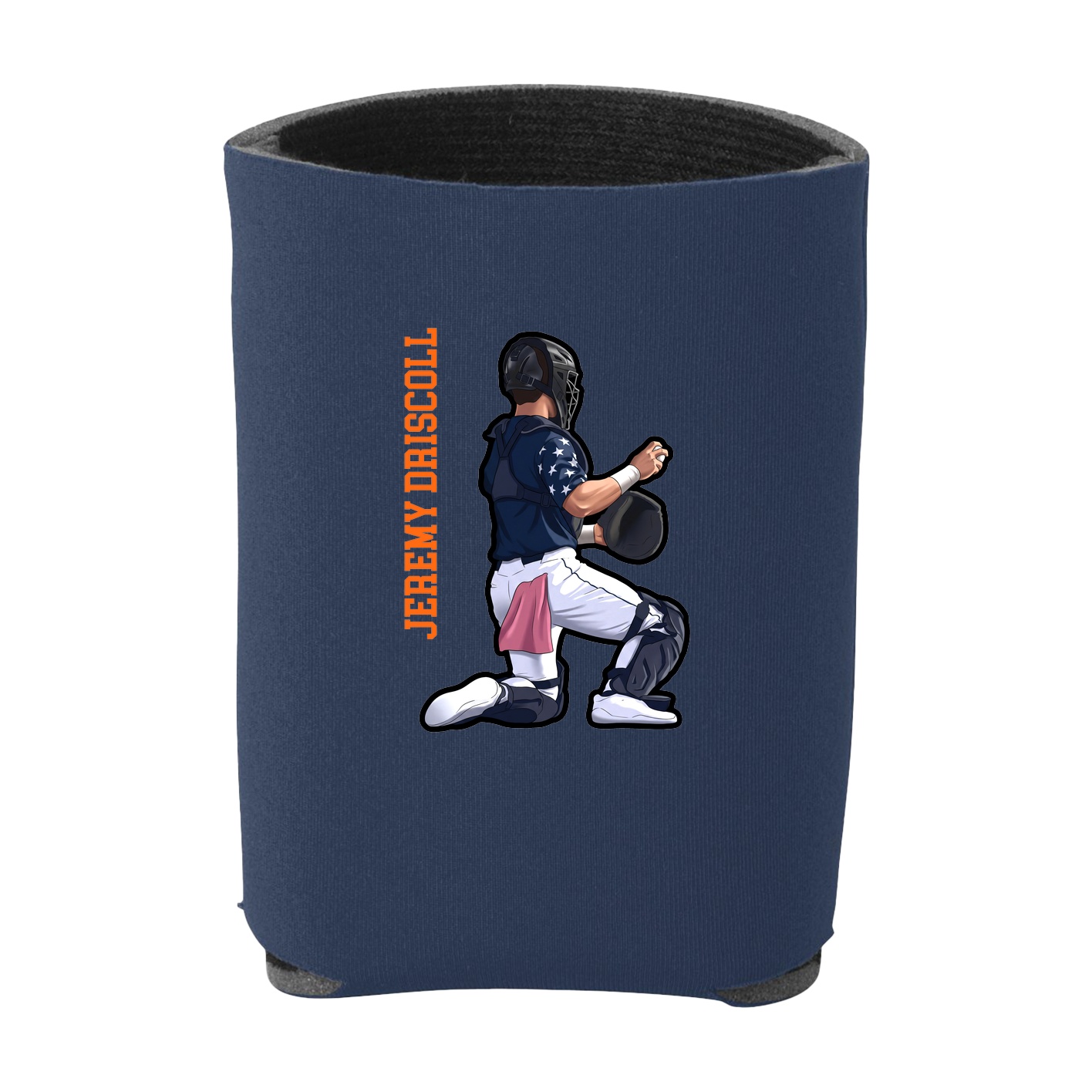 Can Holder — Name Vertical in Navy