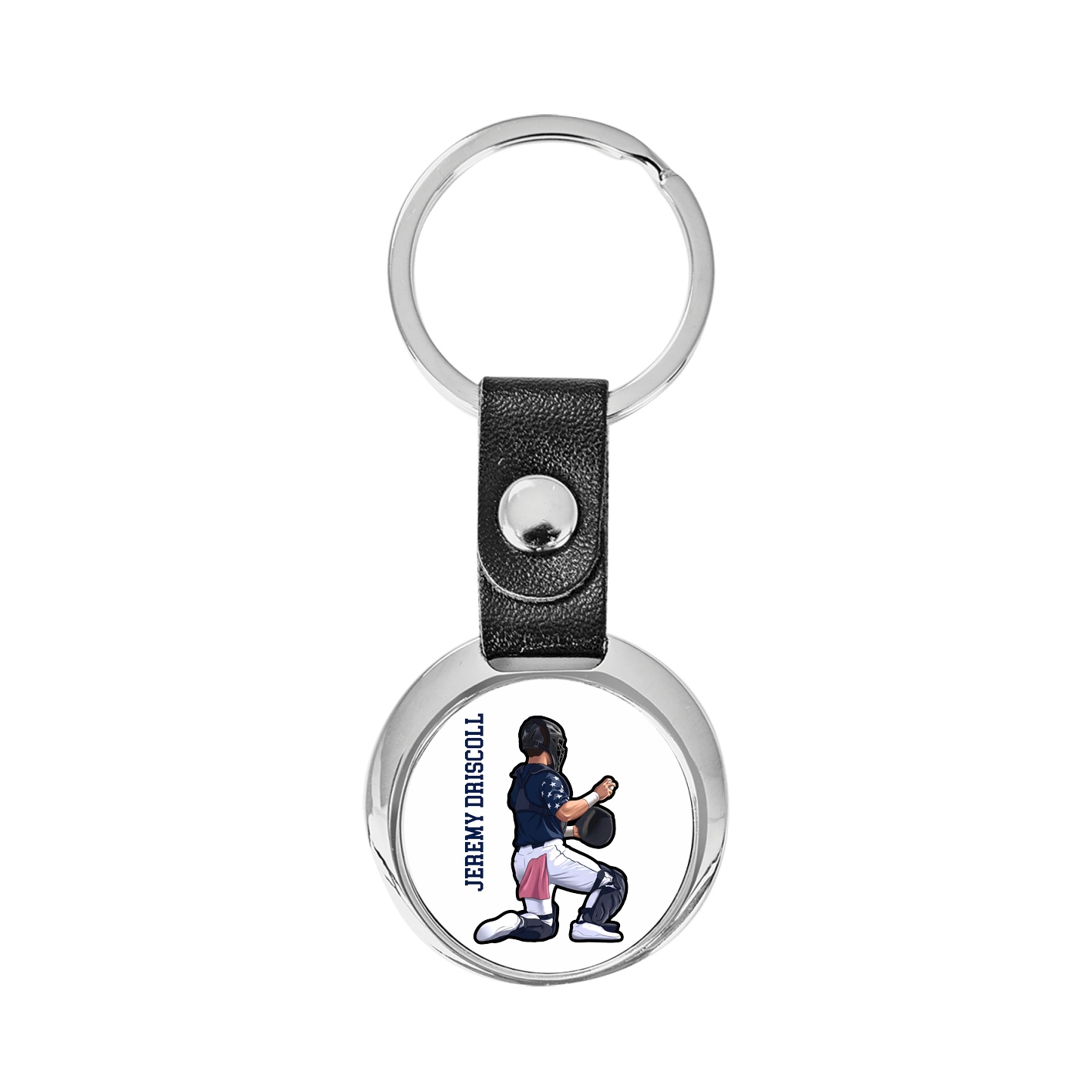 Key Chain — Name Vertical in Classic