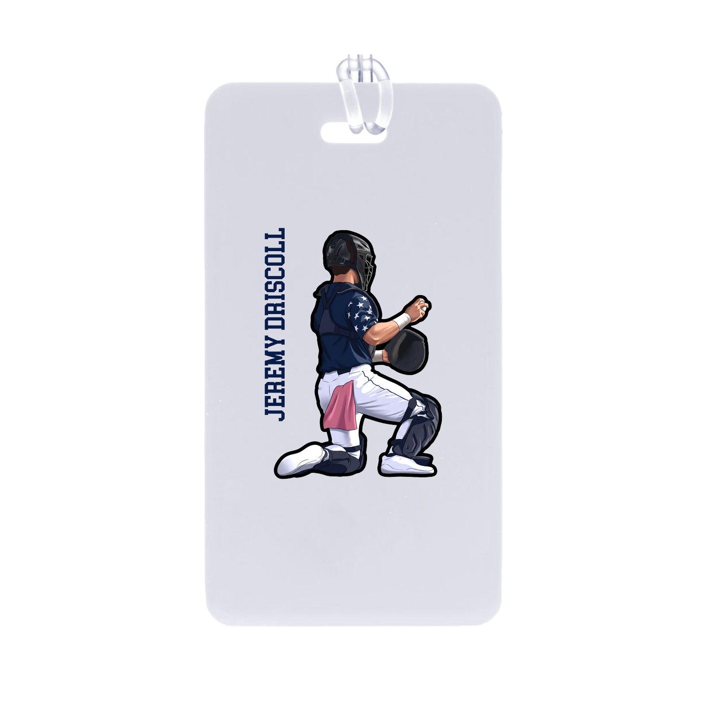 Bag Tag — Name Vertical in Classic