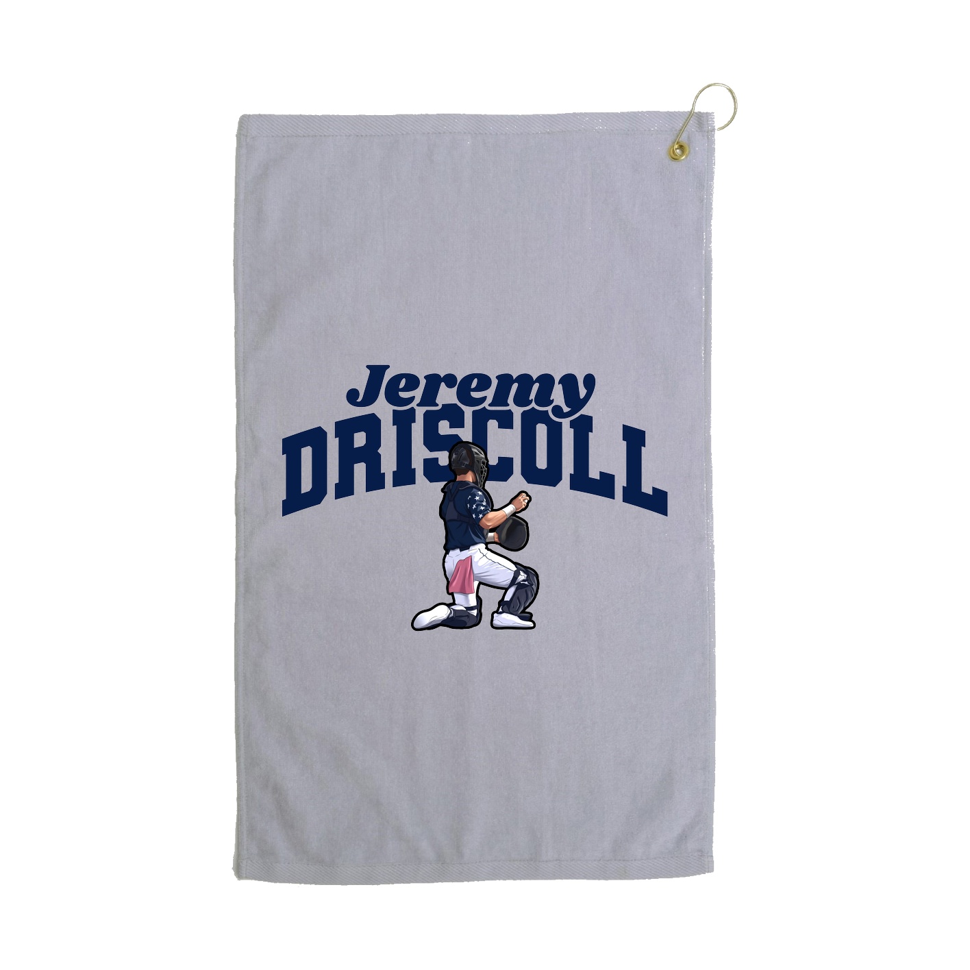 Golf Towel — Signature Arch in Grey