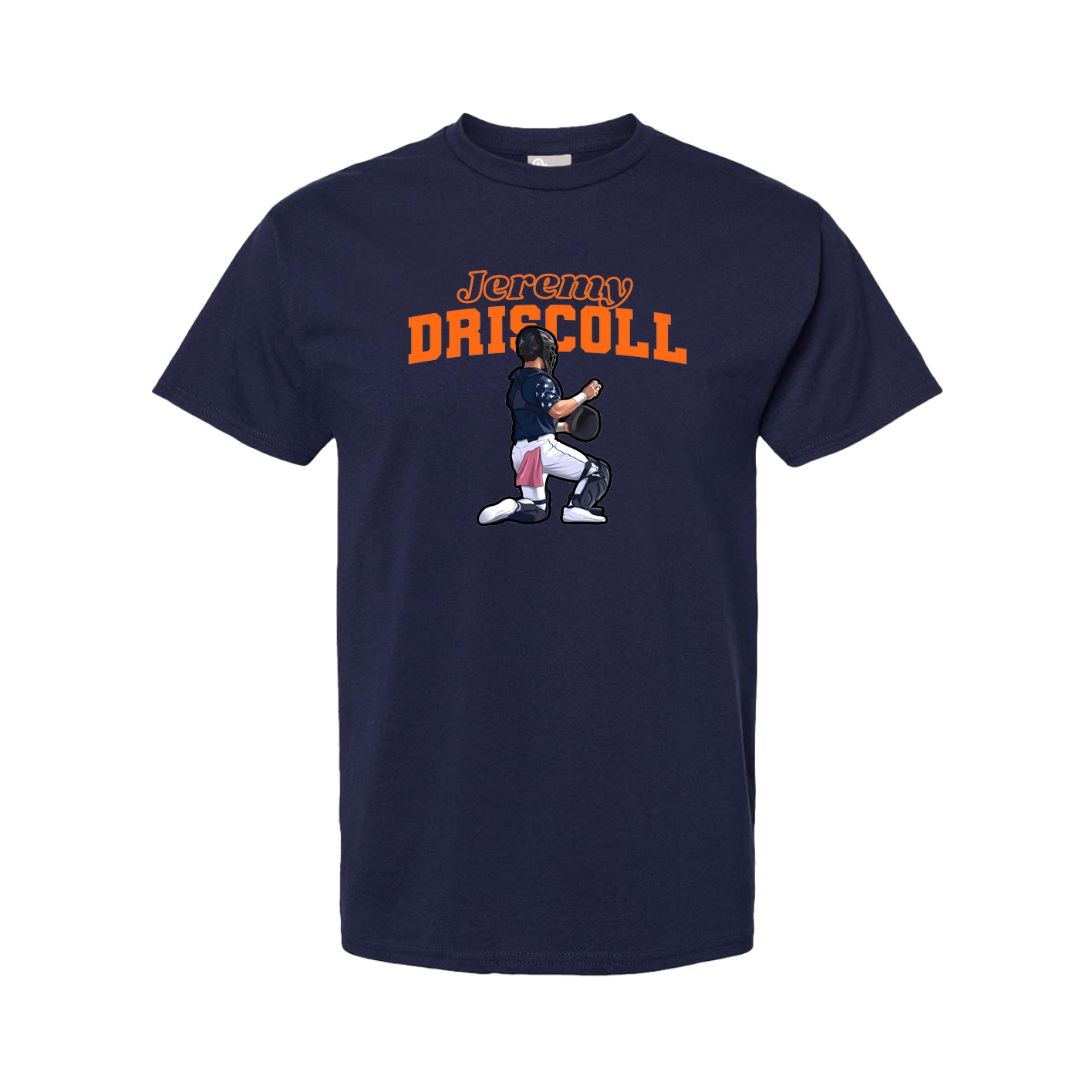 Tee — Name Arch in Navy