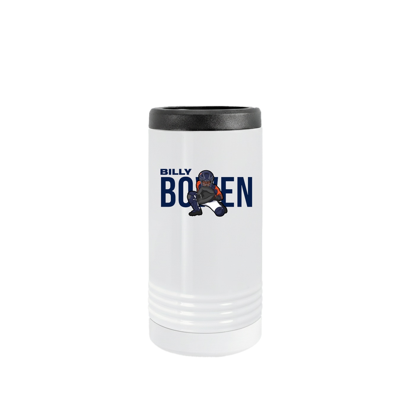 Slim Beverage Holder — Player Name in White