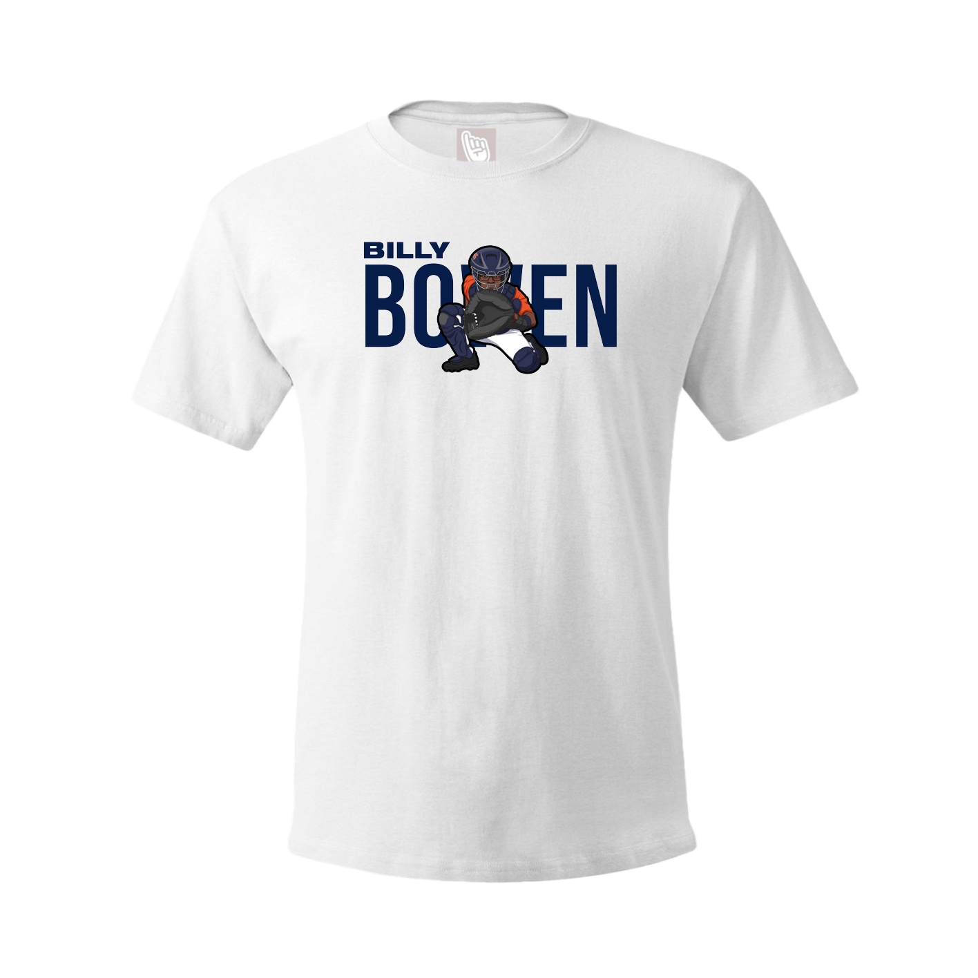 Youth Tee — Player Name in White