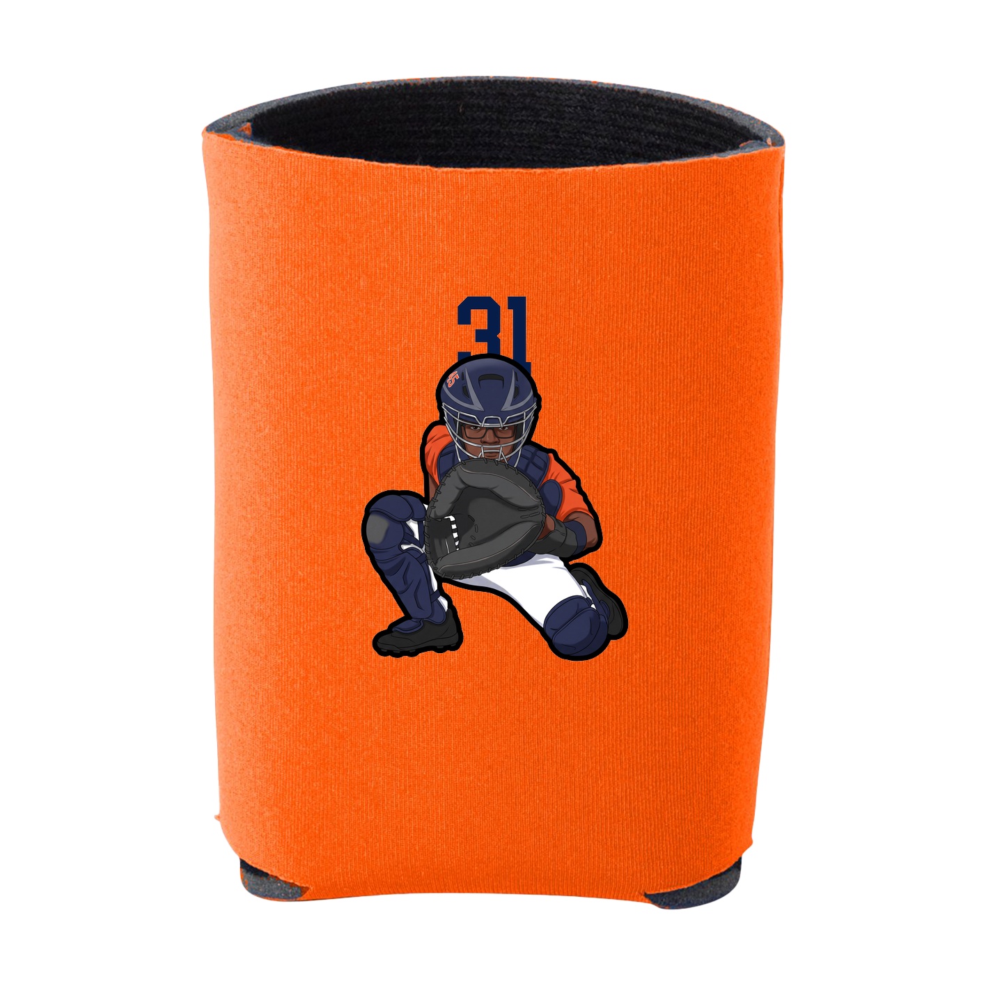 Can Holder — Number Top in Orange