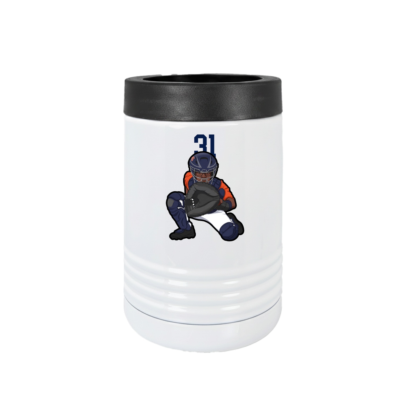 Beverage Holder — Number Top in White