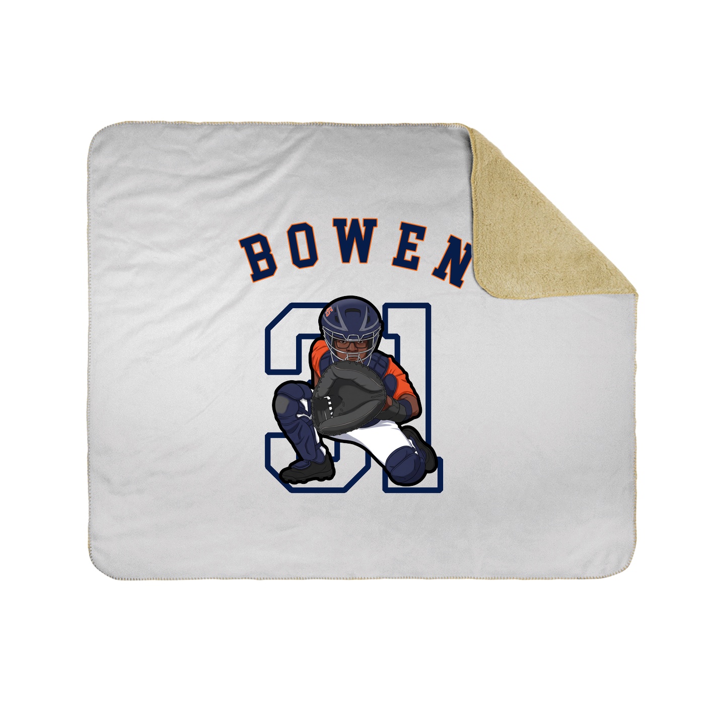 Throw Blanket — Shirsey Arch in White