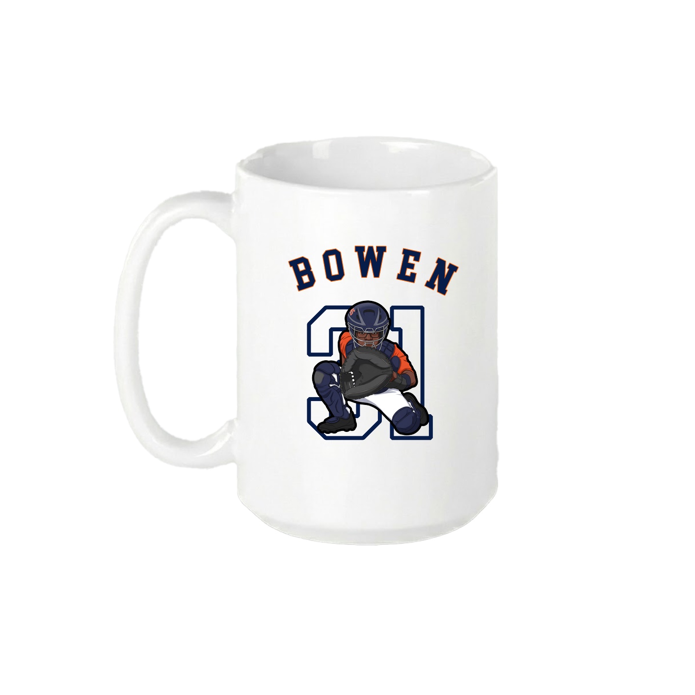 15oz Coffee Mug — Shirsey Arch in White
